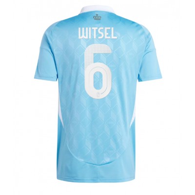 Fotbalové Dres Belgie Axel Witsel #6 Venkovní ME 2024 Krátký Rukáv Fotbalové Dres Belgie Axel Witsel #6 Venkovní ME 2024 Krátký Rukáv